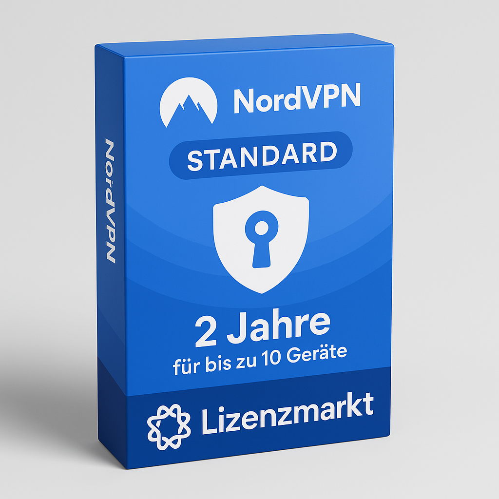 NordVPN Standard 2 Jahre – Für bis zu 10 Geräte