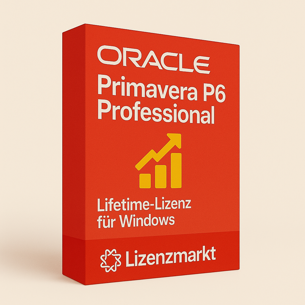 Oracle Primavera P6 Professional – Lifetime-Lizenz für Windows