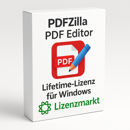PDFZilla PDF Editor – Lifetime-Lizenz für Windows