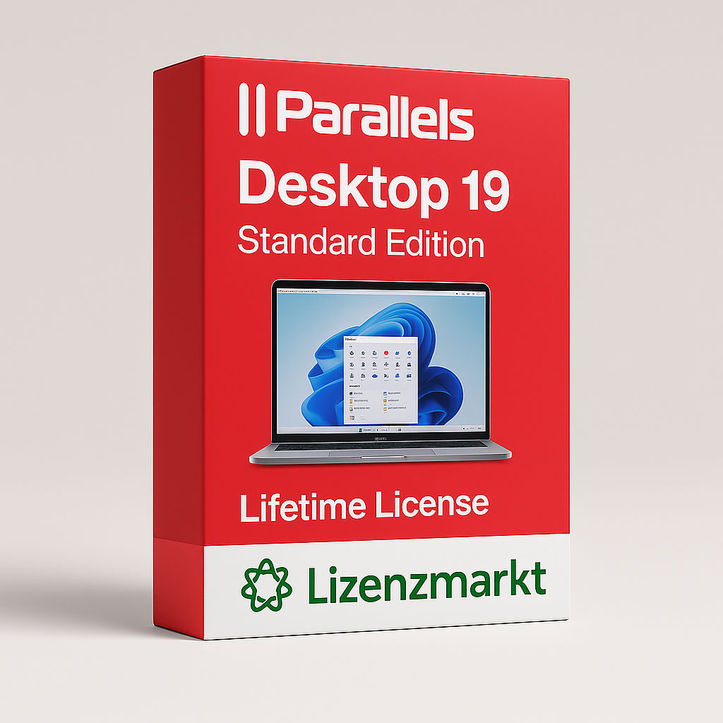 Parallels Desktop 19 Standard Edition für Mac – Lifetime-Lizenz