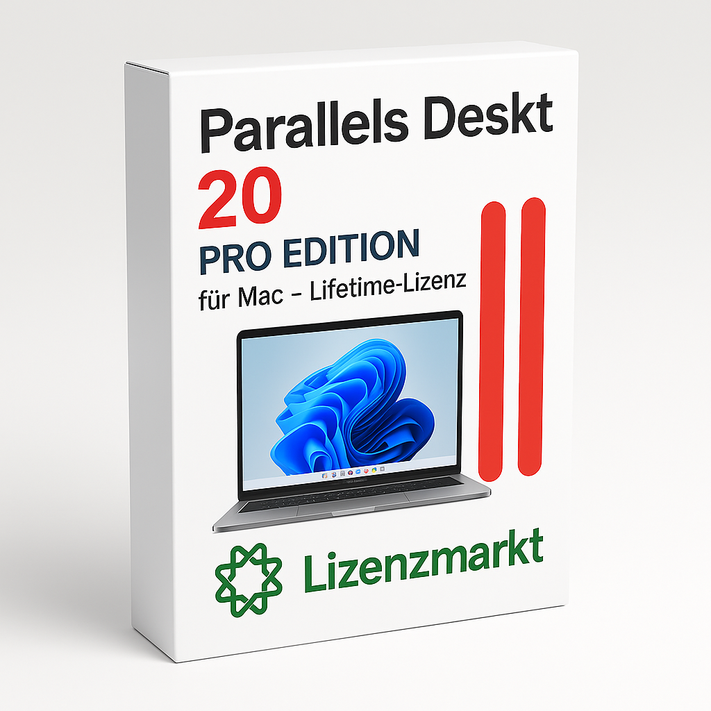 Parallels Desktop 20 Pro Edition für Mac – Lifetime-Lizenz