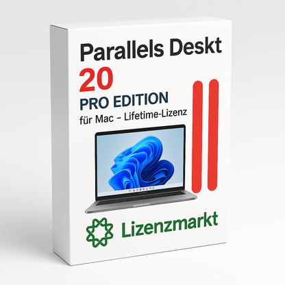 Parallels Desktop 20 Pro Edition für Mac – Lifetime-Lizenz