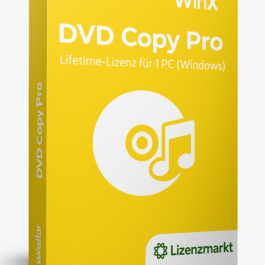 WinX DVD Copy Pro – Lifetime-Lizenz für 1 PC (Windows)