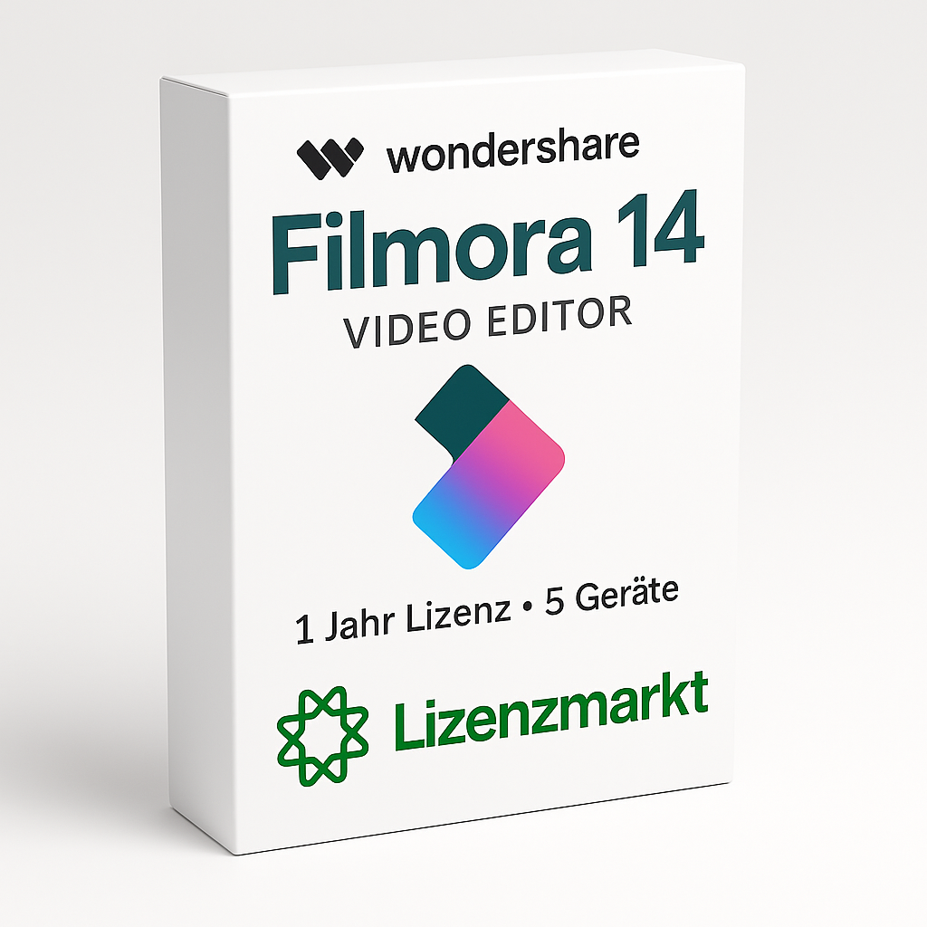Wondershare Filmora 14 Video Editor – Licence 1 an pour 5 appareils