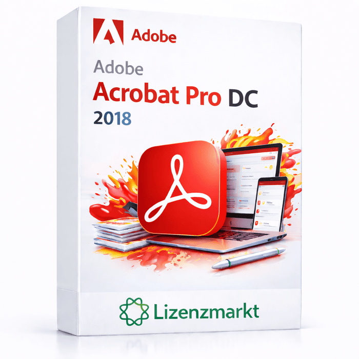 Adobe Acrobat Pro DC 2018 – Mehrsprachige Vollversion – Schweiz