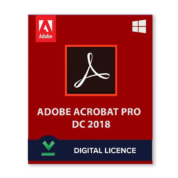 Adobe Acrobat Pro DC 2018 Windows (Mehrsprachig) - Lizenzmarkt