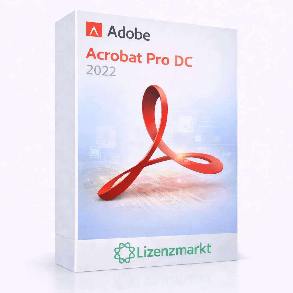 Adobe Acrobat Pro DC 2022 – Vollversion (Windows) - lizenzmarkt.netPDF Software761 2345 000 17 8