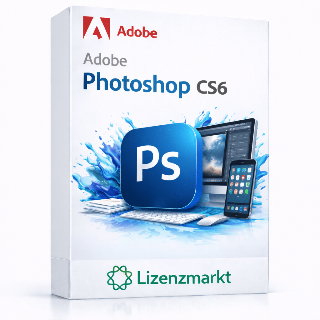 Adobe Photoshop CS6 – Vollversion – Schweiz - lizenzmarkt.netAdobe Software764641201003