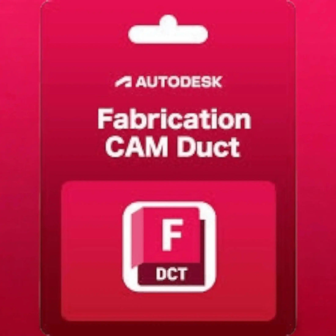 Autodesk Fabrication CAMduct 2025 software packaging for MEP component manufacturing, 1-year Windows license.