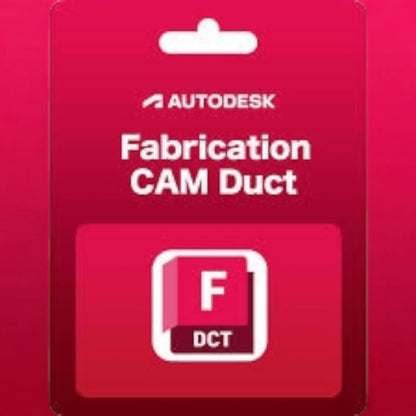 Autodesk Fabrication CAMduct 2025 software packaging for MEP component manufacturing, 1-year Windows license.