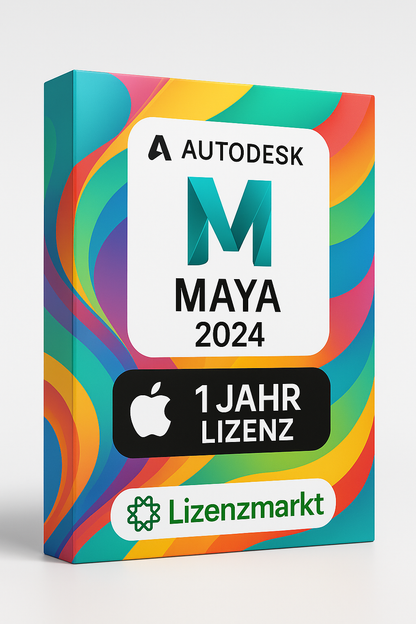 Autodesk Maya 2024 – 1 Jahr Lizenz für Mac
