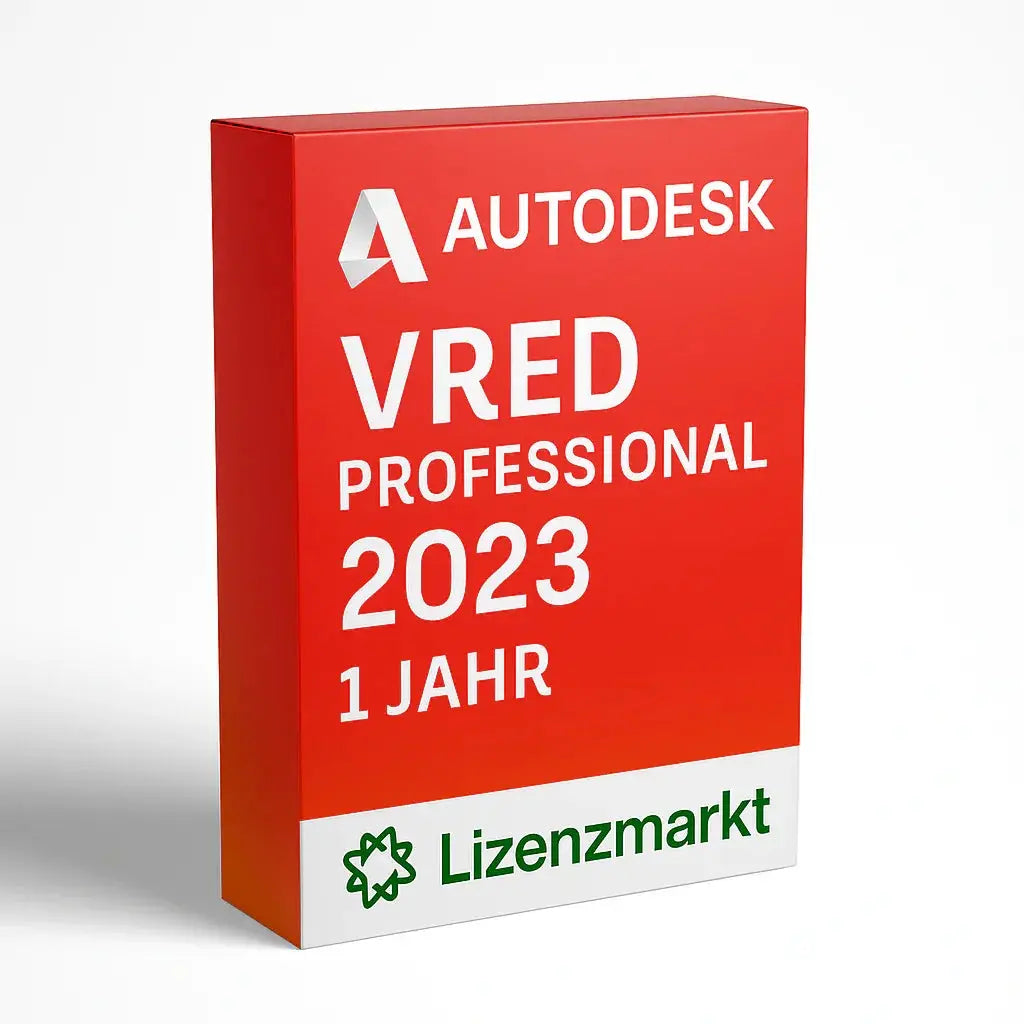 Autodesk VRED Professional 2023 – 1 Jahr Lizenz (Windows) Lizenzmarkt