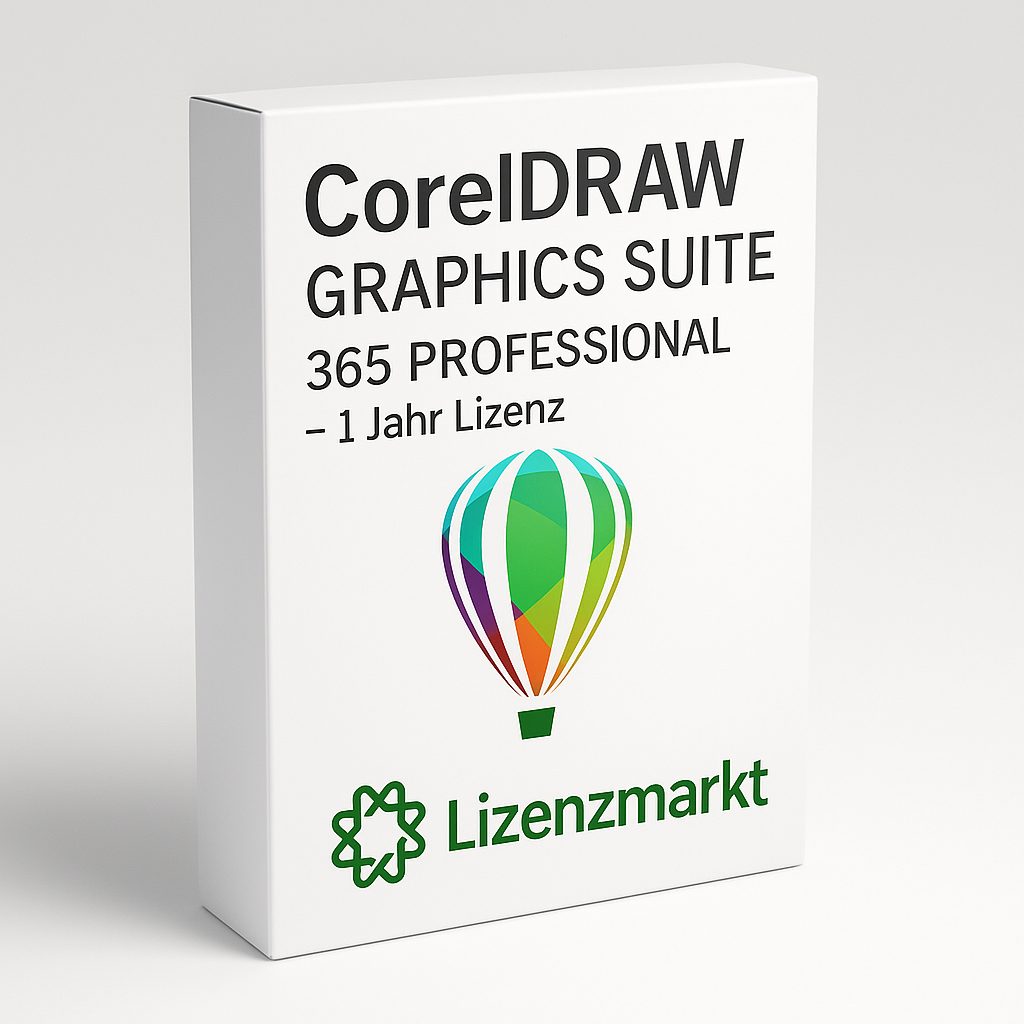 CorelDRAW Graphics Suite 365 Professional – 1 Jahr Lizenz