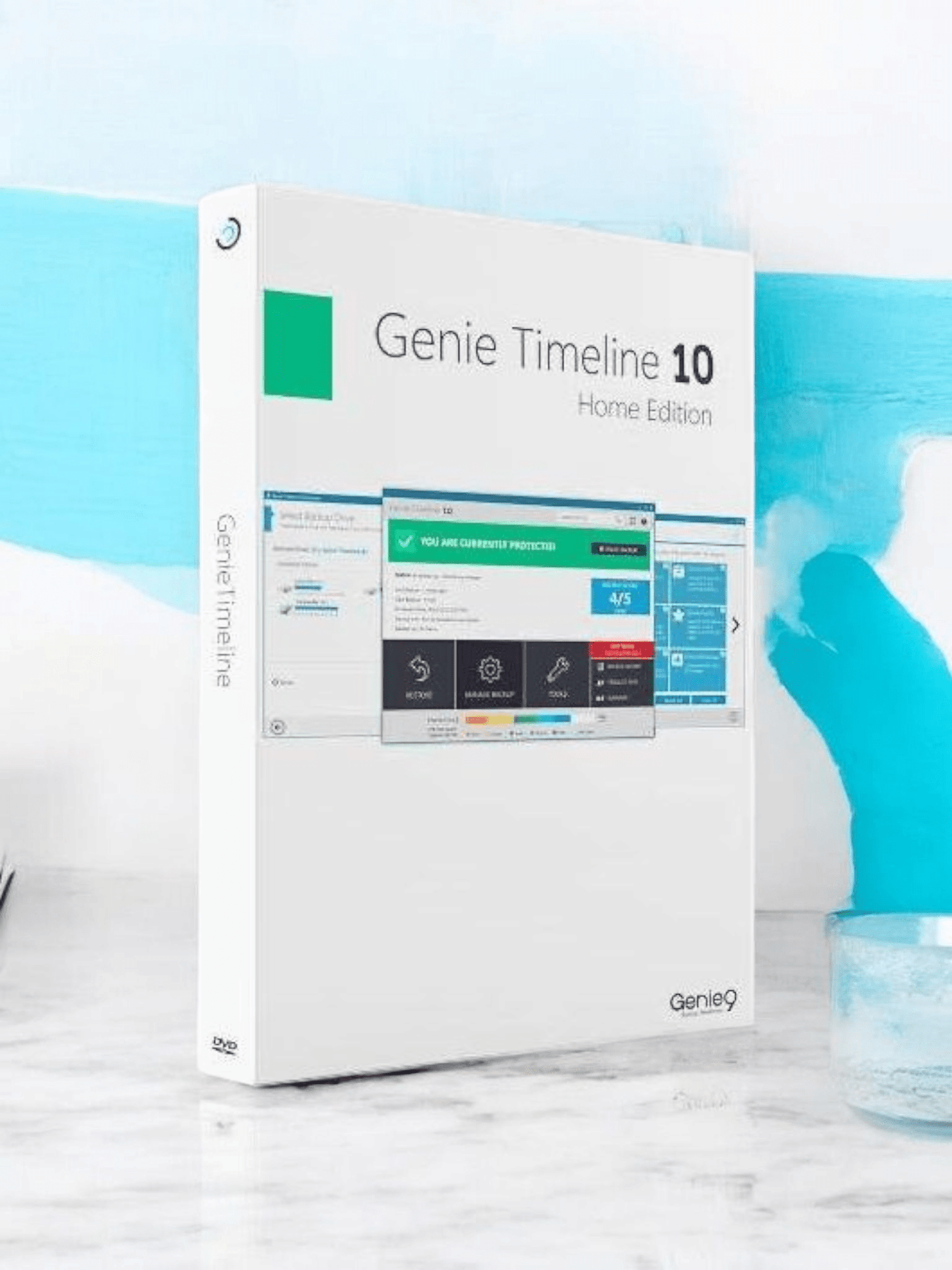 Genie Timeline Home 10 für Windows - LizenzmarktBackup &amp; Wiederherstellung