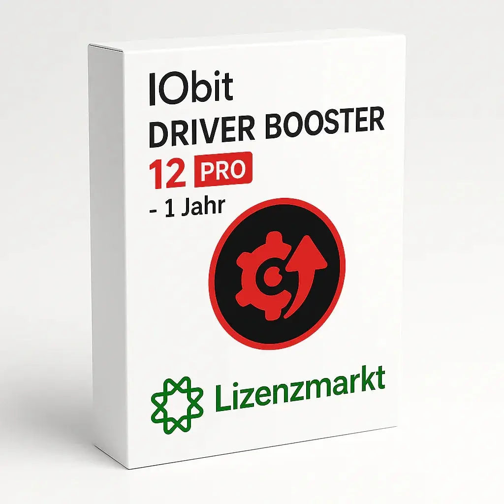 IObit Driver Booster 12 PRO  1 Jahr Lizenzmarkt