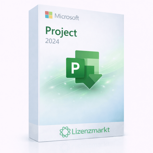 Microsoft Project 2024 – Vollversion - lizenzmarkt.netProjektmanagement Software29478988