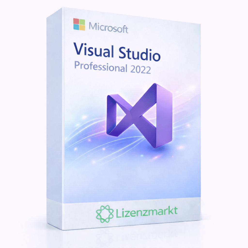Microsoft Visual Studio Professional 2022 – Vollversion für Windows - lizenzmarkt.netEntwicklungssoftware98888524