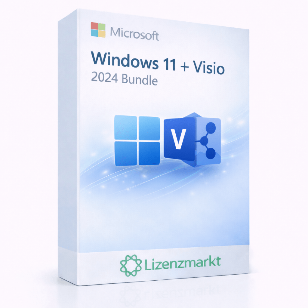 Microsoft Windows 11 + Visio 2024 Bundle - lizenzmarkt.netSoftwarepaket33817932