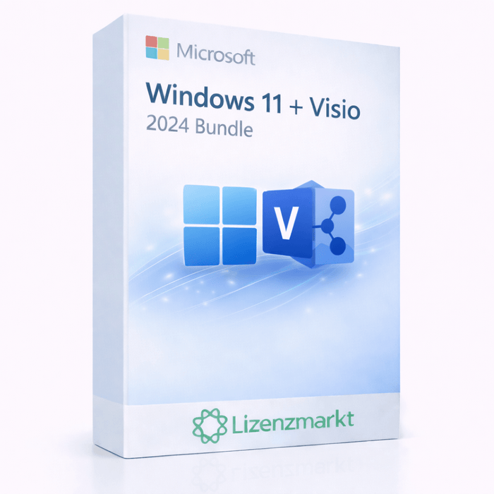 Microsoft Windows 11 + Visio 2024 Bundle – Schweiz