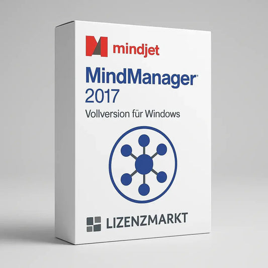 Mindjet MindManager 2017 – Vollversion für Windows (Lifetime-Lizenz) Lizenzmarkt