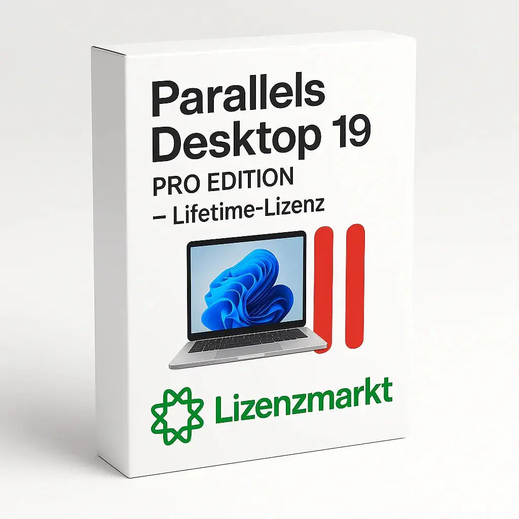 Parallels Desktop 19 Pro Edition für Mac – Lifetime-Lizenz Lizenzmarkt