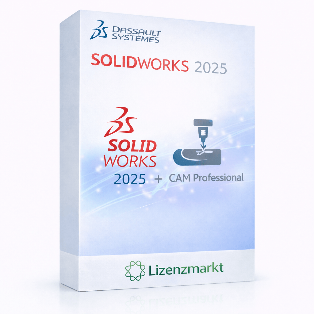 SolidWorks 2025 + CAM Professional – Offizielle 1 - Jahreslizenz (für 5 Geräte) - lizenzmarkt.netCAD Software82483020